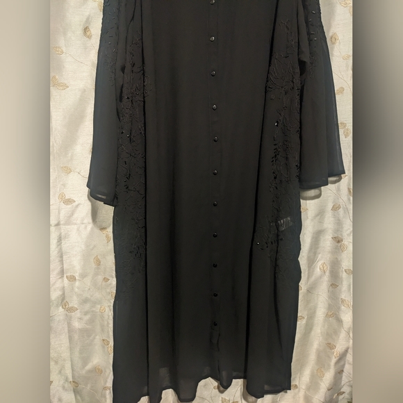 Beautiful yours London plus size button down tunic SZ 3X NWOT - Picture 3 of 8